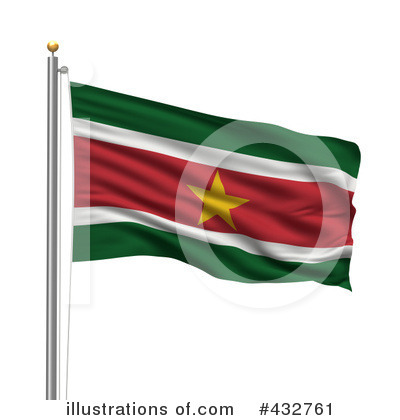 Royalty-Free (RF) Flag Clipart Illustration by stockillustrations - Stock Sample #432761