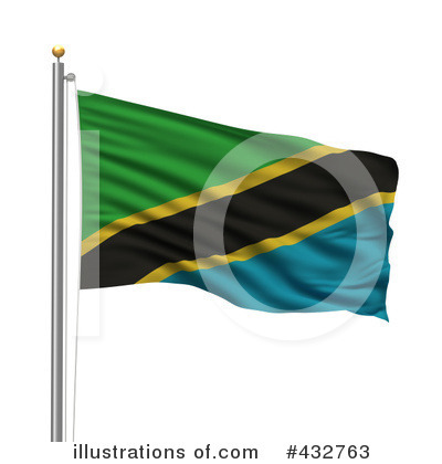 Royalty-Free (RF) Flag Clipart Illustration by stockillustrations - Stock Sample #432763