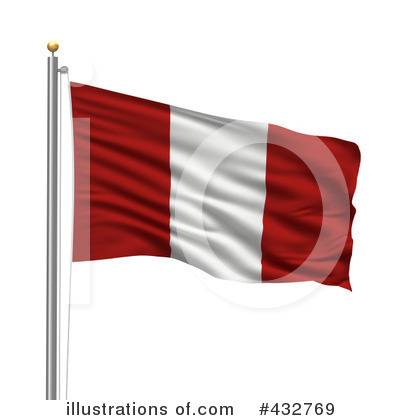 Royalty-Free (RF) Flag Clipart Illustration by stockillustrations - Stock Sample #432769