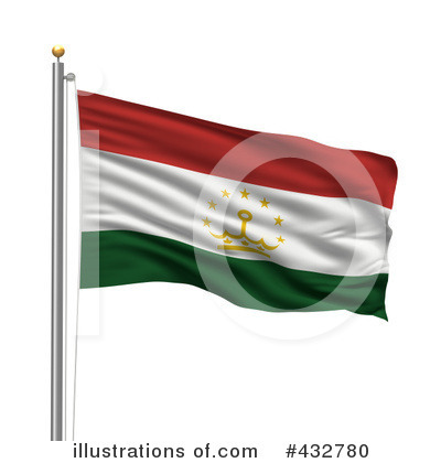 Royalty-Free (RF) Flag Clipart Illustration by stockillustrations - Stock Sample #432780