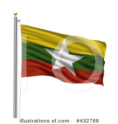 Royalty-Free (RF) Flag Clipart Illustration by stockillustrations - Stock Sample #432788
