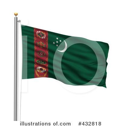 Royalty-Free (RF) Flag Clipart Illustration by stockillustrations - Stock Sample #432818