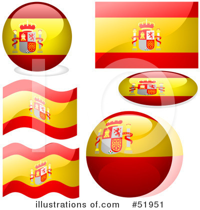 Royalty-Free (RF) Flag Clipart Illustration by dero - Stock Sample #51951