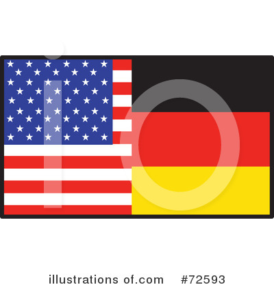 Royalty-Free (RF) Flag Clipart Illustration by Maria Bell - Stock Sample #72593