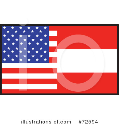 Royalty-Free (RF) Flag Clipart Illustration by Maria Bell - Stock Sample #72594