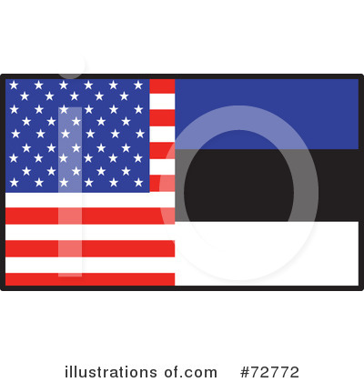Royalty-Free (RF) Flag Clipart Illustration by Maria Bell - Stock Sample #72772