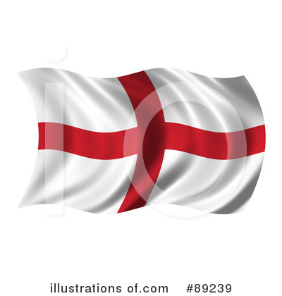 England Flag Clipart #89239 by stockillustrations