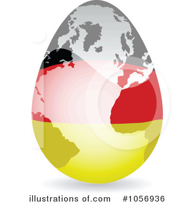 Royalty-Free (RF) Flag Egg Globe Clipart Illustration by Andrei Marincas - Stock Sample #1056936