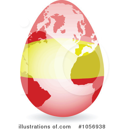 Flag Egg Globe Clipart #1056938 by Andrei Marincas