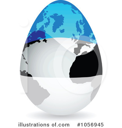 Egg Globe Clipart #1056945 by Andrei Marincas