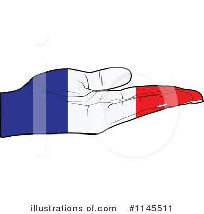 Royalty-Free (RF) Flag Hand Clipart Illustration by Andrei Marincas - Stock Sample #1145511