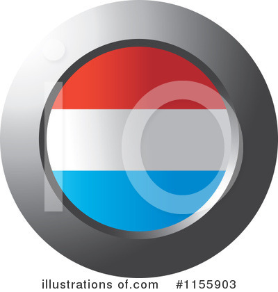 Luxembourg Flag Clipart #1155903 by Lal Perera