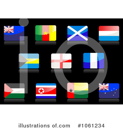 Flag Icons Clipart #1061234 by Vector Tradition SM