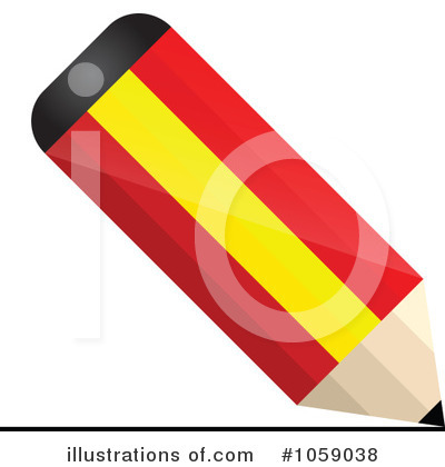Pencils Clipart #1059038 by Andrei Marincas