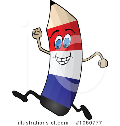 Pencil Flag Clipart #1060777 by Andrei Marincas