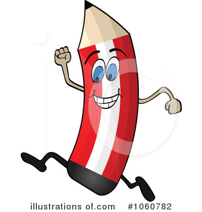 Royalty-Free (RF) Flag Pencil Clipart Illustration by Andrei Marincas - Stock Sample #1060782