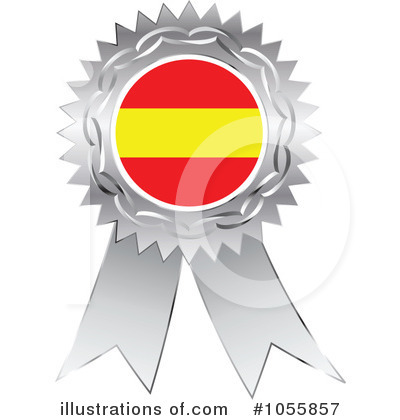 Royalty-Free (RF) Flag Ribbon Clipart Illustration by Andrei Marincas - Stock Sample #1055857