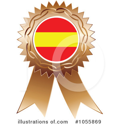Spanish Flag Clipart #1055869 by Andrei Marincas