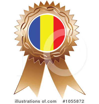Royalty-Free (RF) Flag Ribbon Clipart Illustration by Andrei Marincas - Stock Sample #1055872