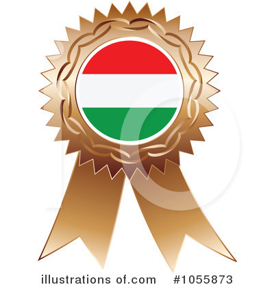 Royalty-Free (RF) Flag Ribbon Clipart Illustration by Andrei Marincas - Stock Sample #1055873