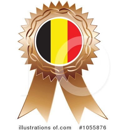 Royalty-Free (RF) Flag Ribbon Clipart Illustration by Andrei Marincas - Stock Sample #1055876