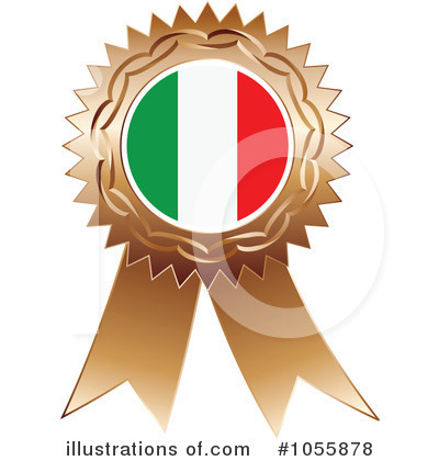 Italian Flag Clipart #1055878 by Andrei Marincas