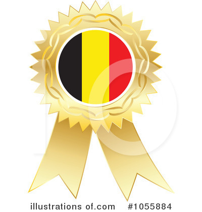 Royalty-Free (RF) Flag Ribbon Clipart Illustration by Andrei Marincas - Stock Sample #1055884