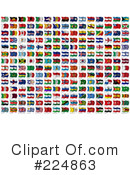 Flags Clipart #224863 by stockillustrations