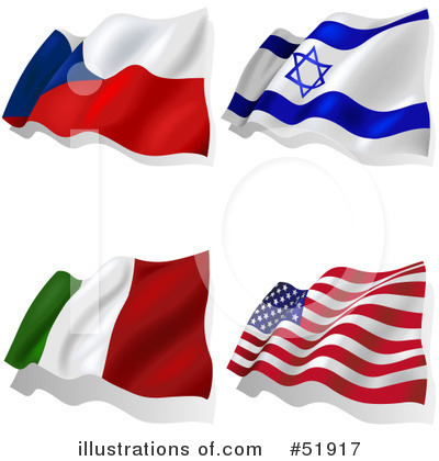 Royalty-Free (RF) Flags Clipart Illustration by dero - Stock Sample #51917