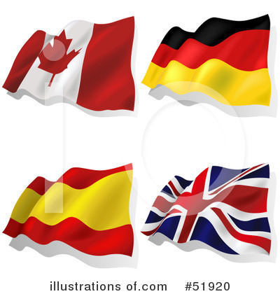 Royalty-Free (RF) Flags Clipart Illustration by dero - Stock Sample #51920