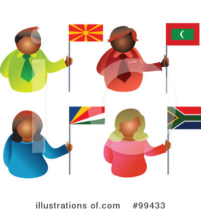 Royalty-Free (RF) Flags Clipart Illustration by Prawny - Stock Sample #99433