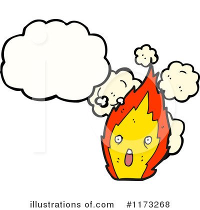 Royalty-Free (RF) Flame Clipart Illustration by lineartestpilot - Stock Sample #1173268