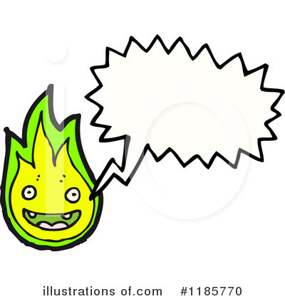 Royalty-Free (RF) Flame Clipart Illustration by lineartestpilot - Stock Sample #1185770