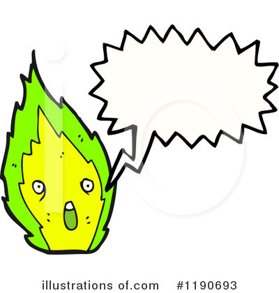 Royalty-Free (RF) Flame Clipart Illustration by lineartestpilot - Stock Sample #1190693