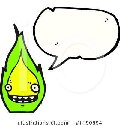 Flame Character Clipart #1190694 by lineartestpilot