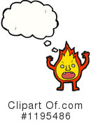 Flame Clipart #1195486 by lineartestpilot