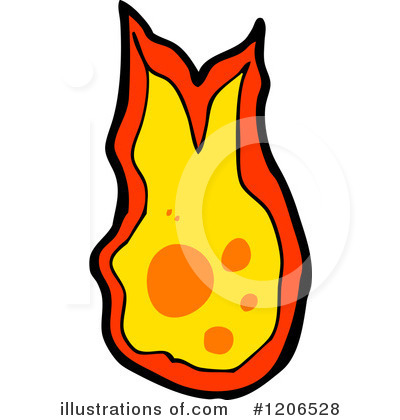 Royalty-Free (RF) Flame Clipart Illustration by lineartestpilot - Stock Sample #1206528