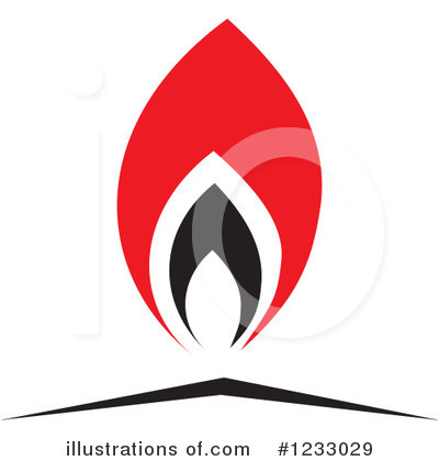 Royalty-Free (RF) Flame Clipart Illustration by Vector Tradition SM - Stock Sample #1233029