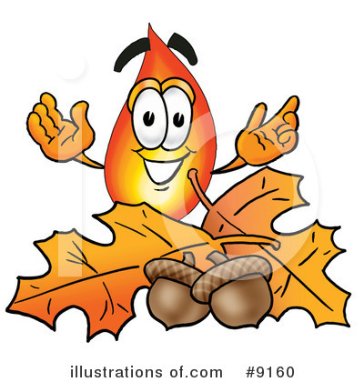 Royalty-Free (RF) Flame Clipart Illustration by Mascot Junction - Stock Sample #9160