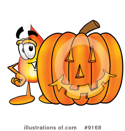 Flame Clipart #9168 - Illustration by Toons4Biz