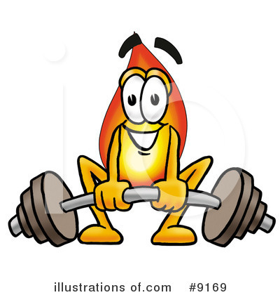Royalty-Free (RF) Flame Clipart Illustration by Mascot Junction - Stock Sample #9169