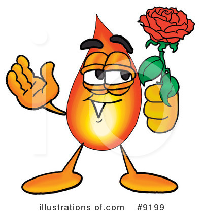Flame Clipart #9199 by Toons4Biz