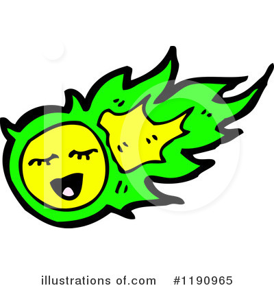 Royalty-Free (RF) Flame Creature Clipart Illustration by lineartestpilot - Stock Sample #1190965