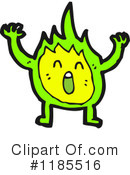 Flame Mascot Clipart #1185516 by lineartestpilot