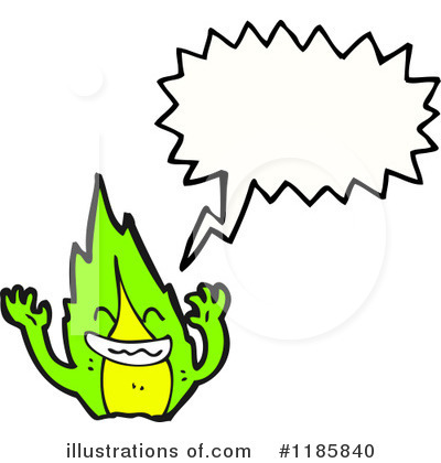Royalty-Free (RF) Flame Mascot Clipart Illustration by lineartestpilot - Stock Sample #1185840