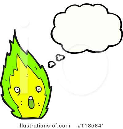 Royalty-Free (RF) Flame Mascot Clipart Illustration by lineartestpilot - Stock Sample #1185841