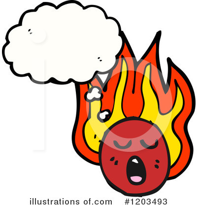 Flaming Monster Clipart #1203493 by lineartestpilot
