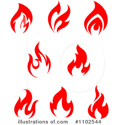 Royalty-Free (RF) Flames Clipart Illustration by Vector Tradition SM - Stock Sample #1102544