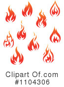 Flames Clipart #1104306 by Vector Tradition SM
