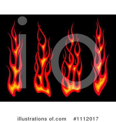 Royalty-Free (RF) Flames Clipart Illustration by Vector Tradition SM - Stock Sample #1112017